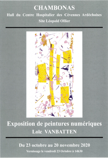 Vernissage Loïc VANBATTEN
