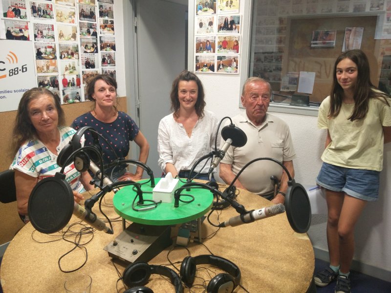 Sortie à la radio Info RC, Aubenas.