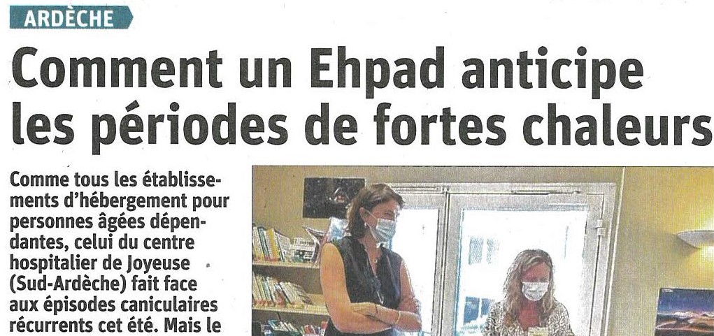 La venue du Prefet de l'Ardèche