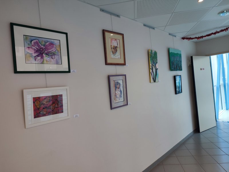 vernissage exposition Annick kern et concert Christel Kora