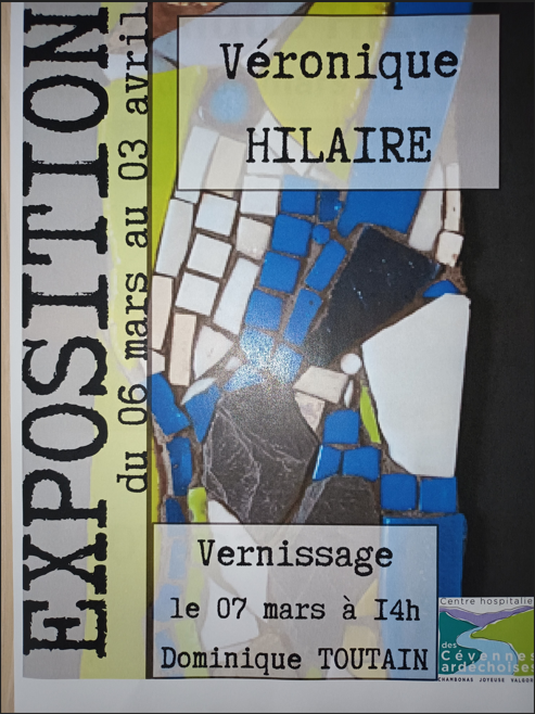 Vernissage Véronique Hilaire, artiste mosaique