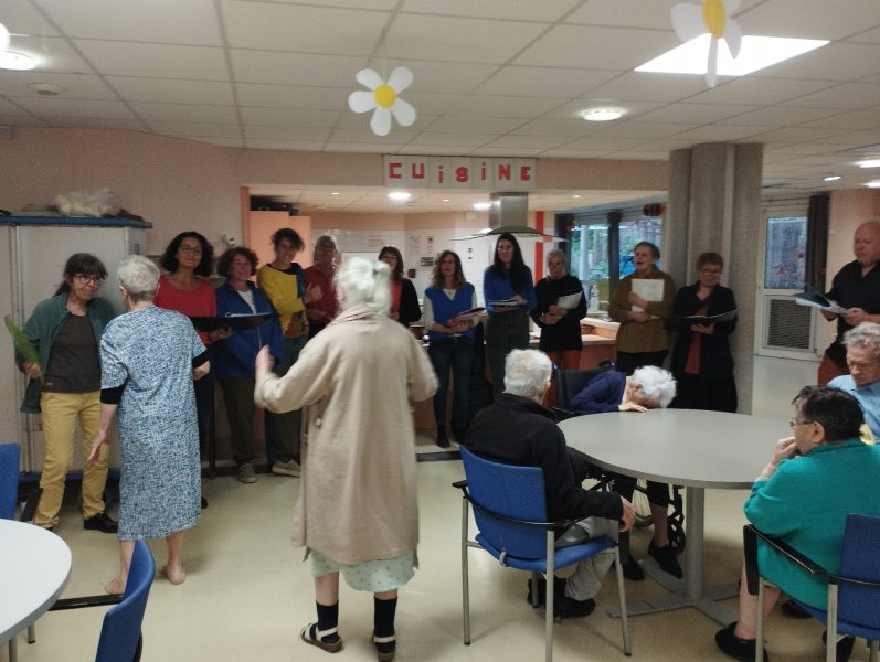 Visite de la chorale 