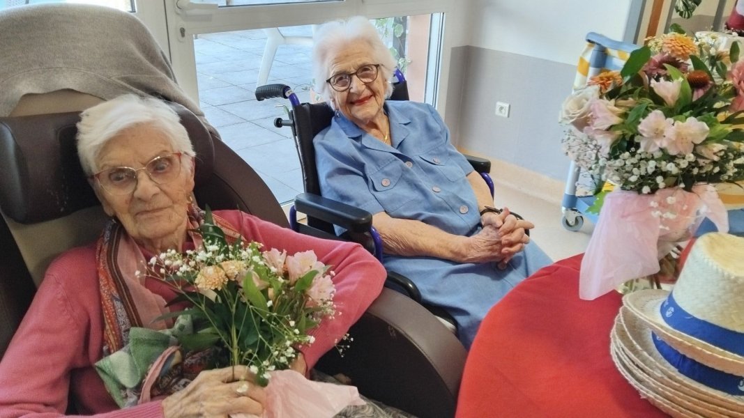Anniversaires de nos centenaires à l'Ephad Jos Jullien