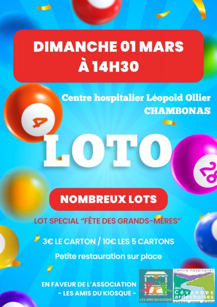 LOTO site de Chambonas le 1er mars