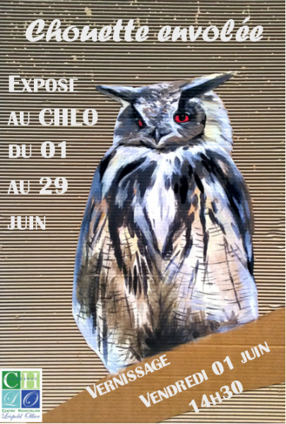 Exposition: Chouette envolée