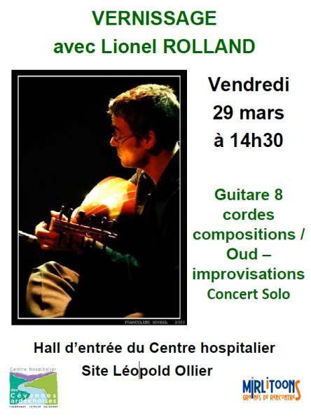 Vernissage Exposition avec Lionel ROLLAND